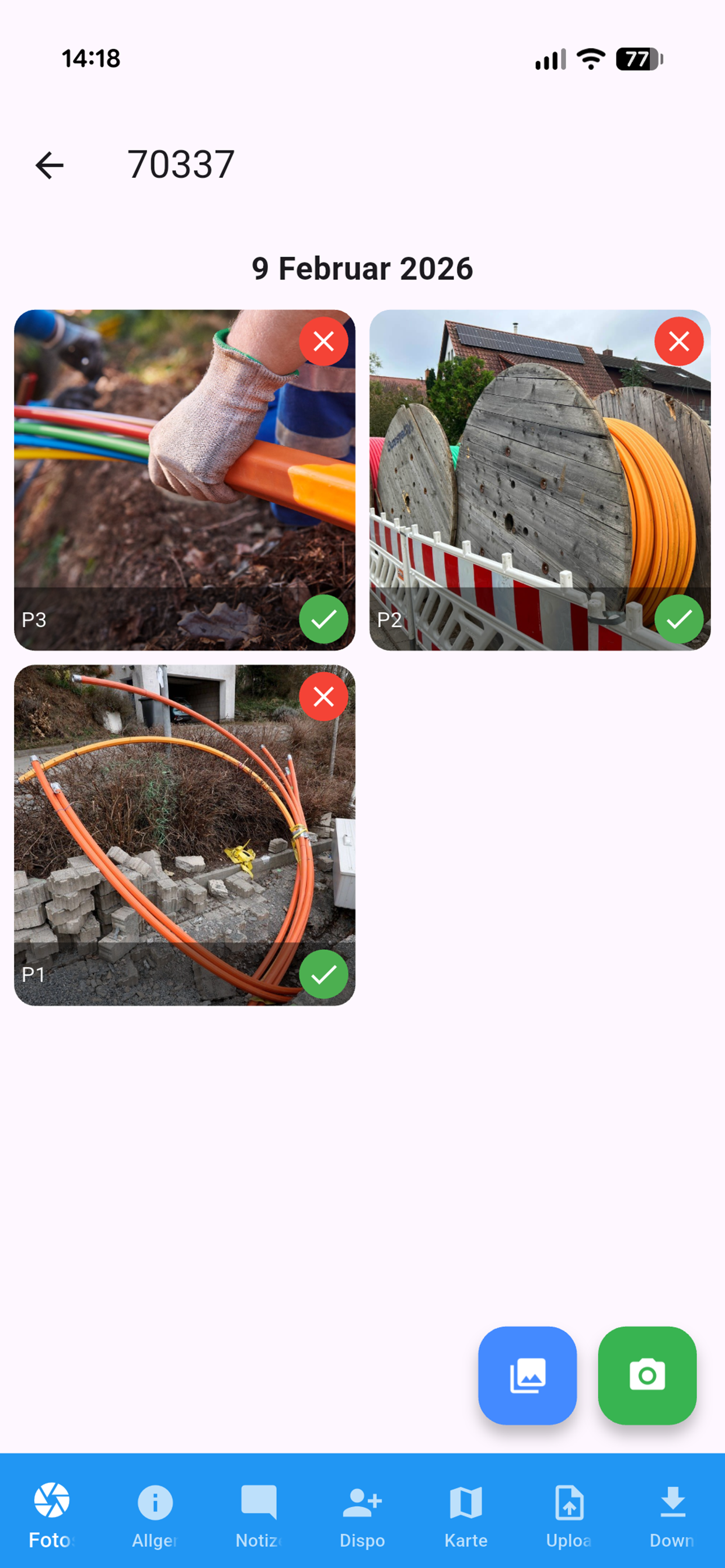 eSASS Mobile - Fotogalerie